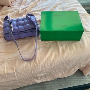 Lavender Bottega Veneta Padded Cassette Bag
